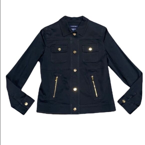 Jones New York Stretch Black Jacket Size Small - Picture 1 of 7